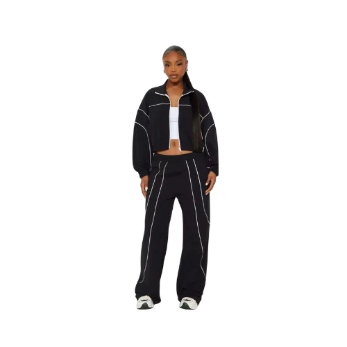 Women's Black Tracksuit S...